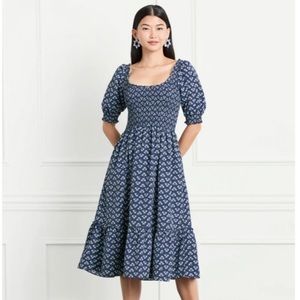 Hill House Nap Dress - Navy Crepe XXL
